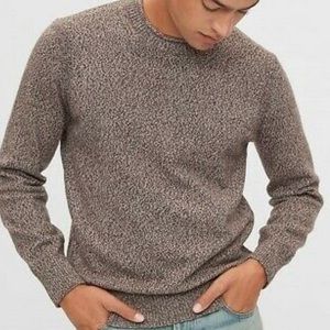 NWT Gap Mens Wool Roll Neck Sweater Brown Marle Size XL (Never Worn) New w. Tags